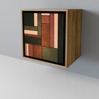 FIGURES OF NATURE Aparador de 1 Porta em Efeito Carvalho