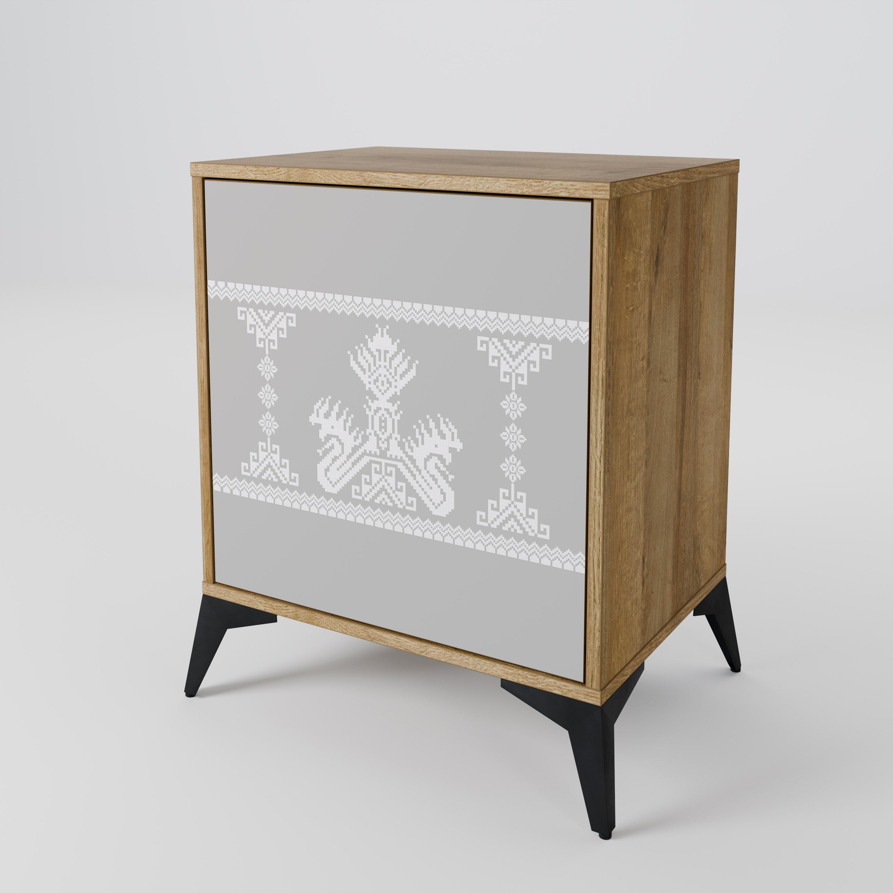 THAI GRAY 1-Door Sideboard