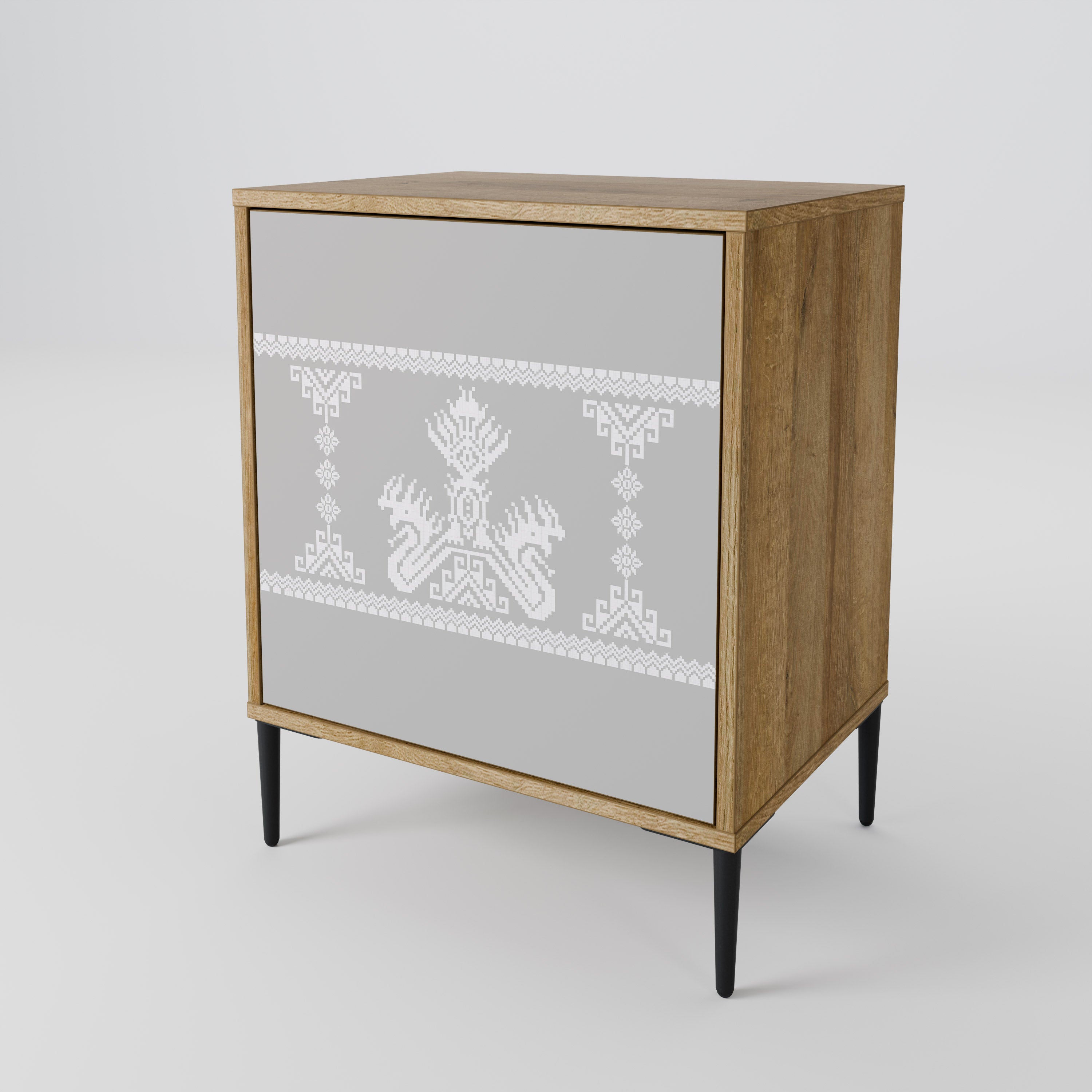 THAI GRAY 1-Door Sideboard
