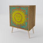 SUNSHINE EULOGY 1-Door Sideboard in Oak Effect