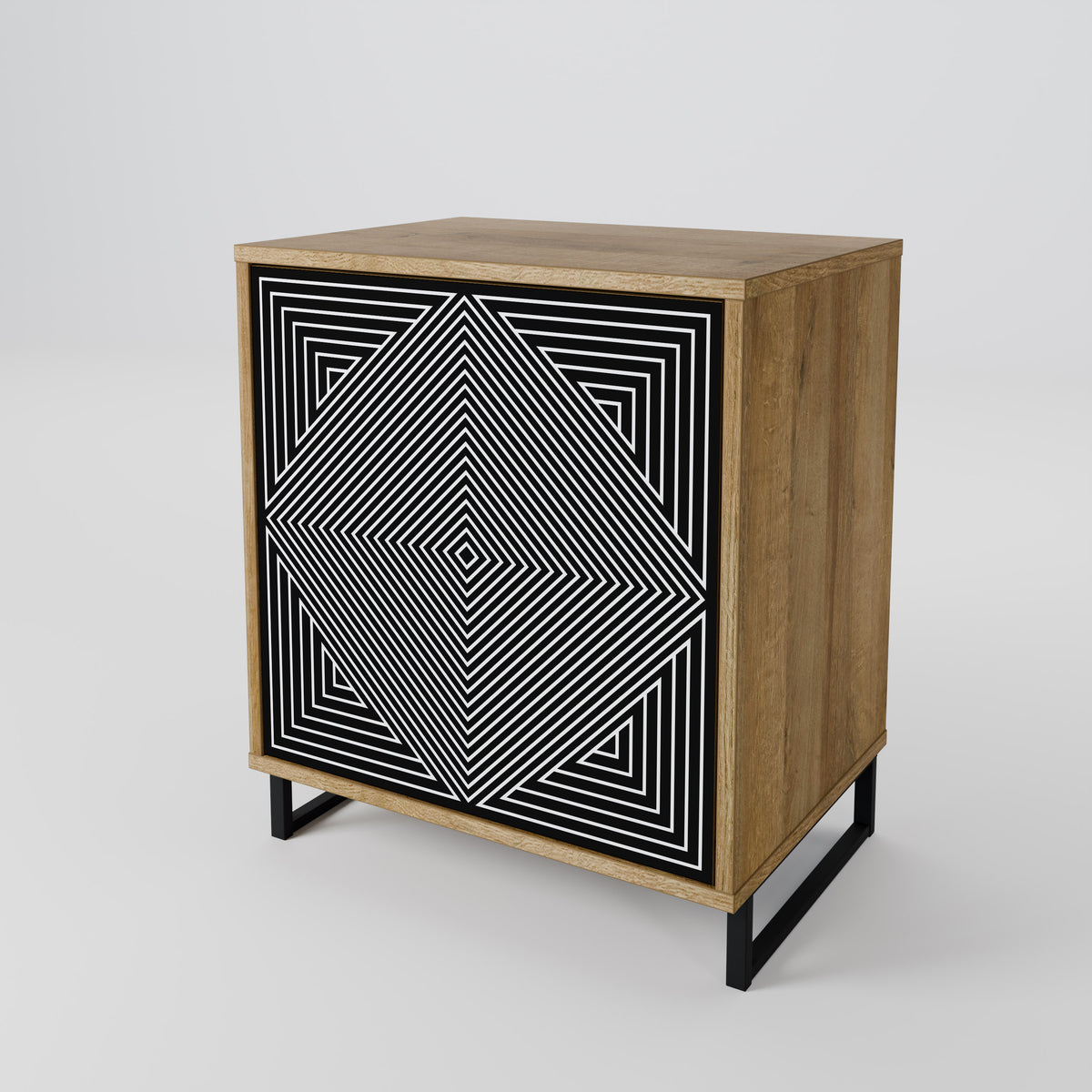 POLYGON ILLUSION Aparador de 1 Porta