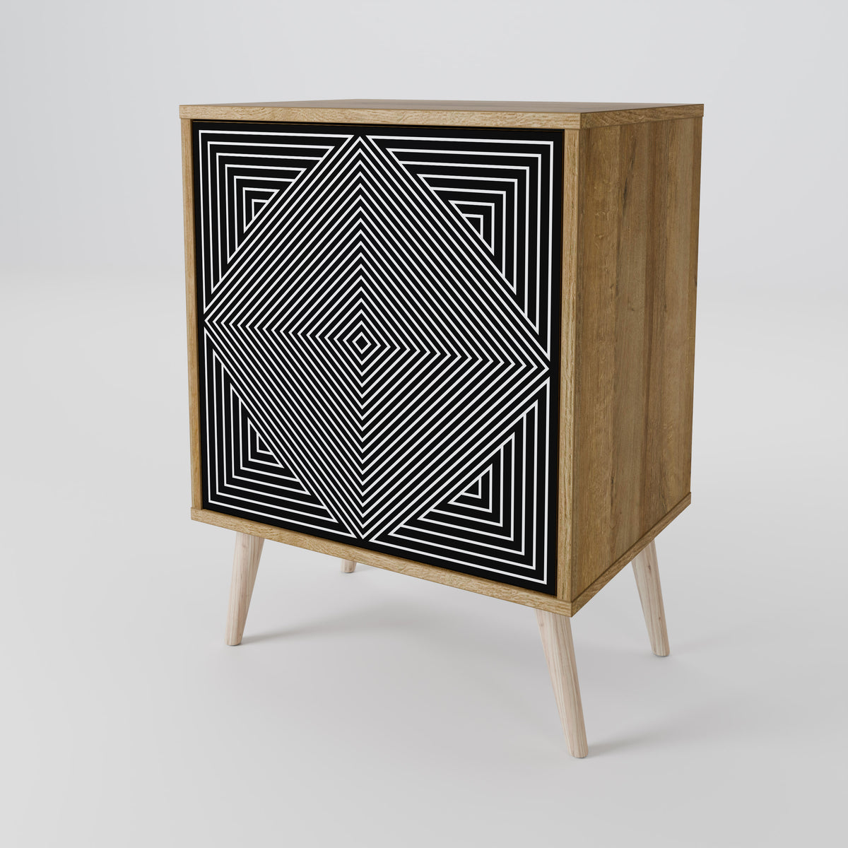 POLYGON ILLUSION Aparador de 1 Porta