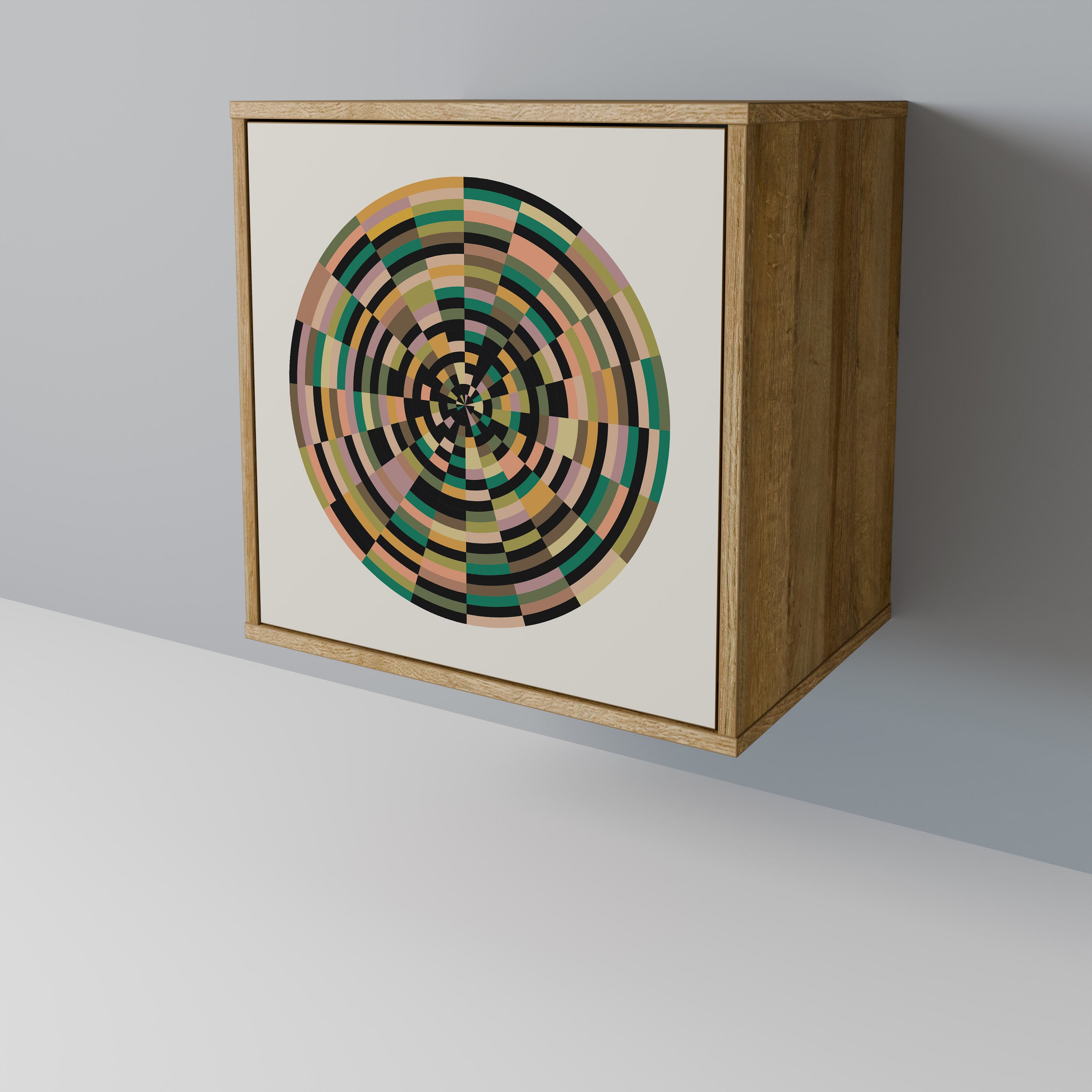 GREEN CIRCLES 1-Door Sideboard