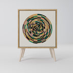 GREEN CIRCLES Aparador de 1 Porta