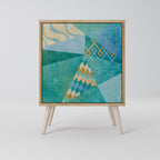 SPECTRUM SPLENDOR Aparador de 1 Porta em Efeito Carvalho