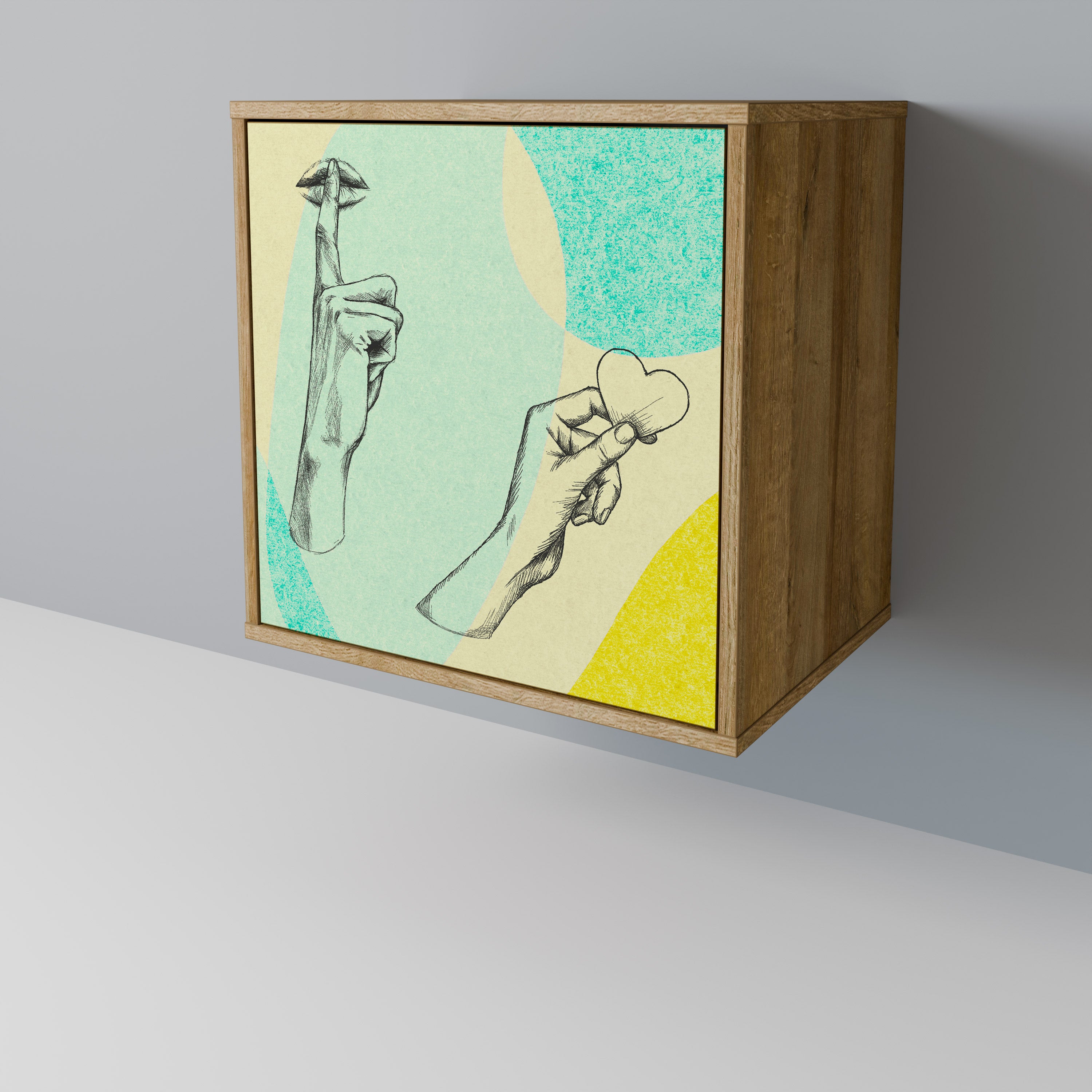 BODY LANGUAGE Aparador de 1 Porta