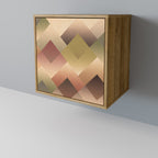 GEOMETRIC FUSION 1-Door Sideboard in Oak Effect