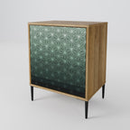 ORNAMENTAL GLIMMER 1-Door Sideboard in Oak Effect
