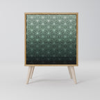 ORNAMENTAL GLIMMER 1-Door Sideboard in Oak Effect