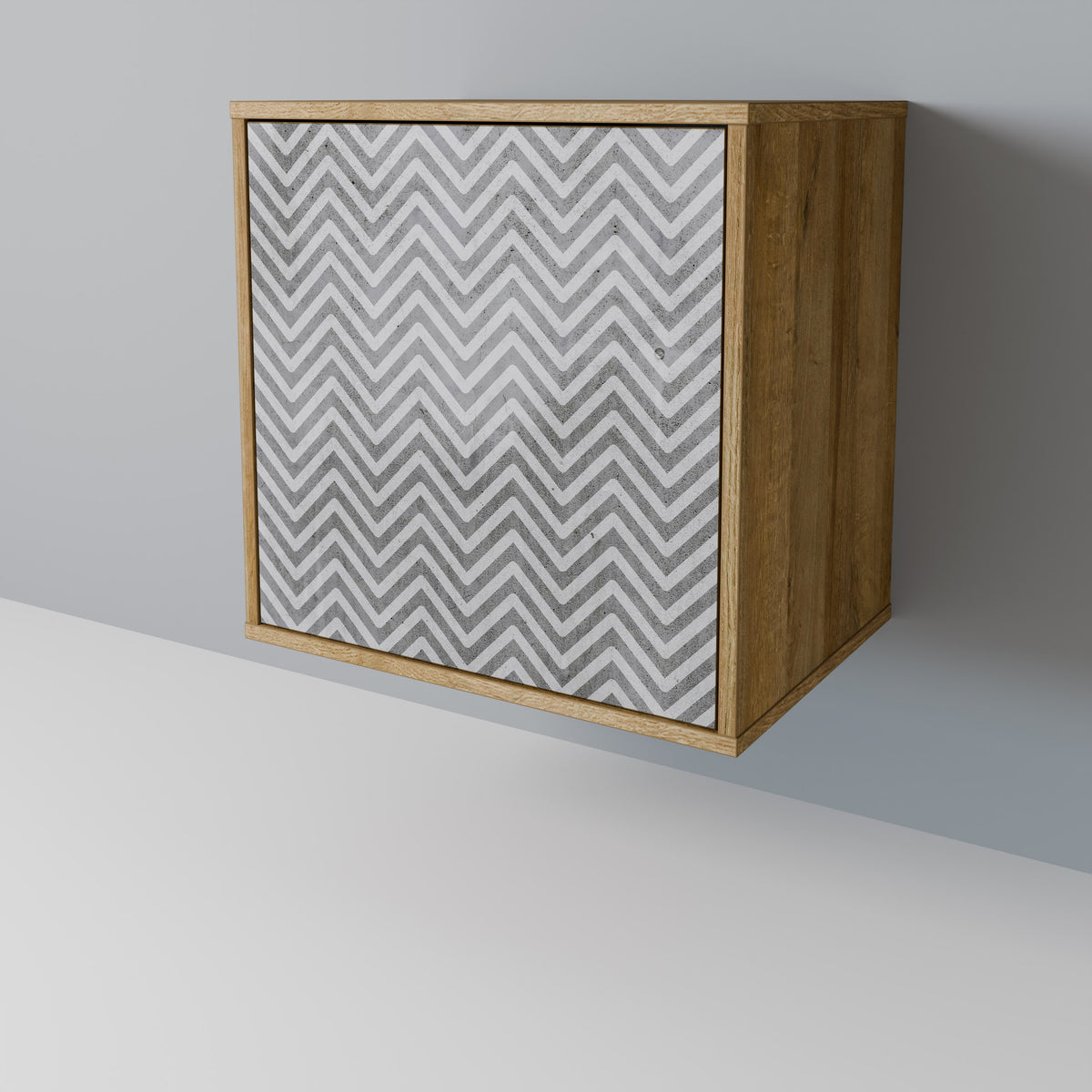 CONCRETE ZIG ZAG Aparador de 1 Porta