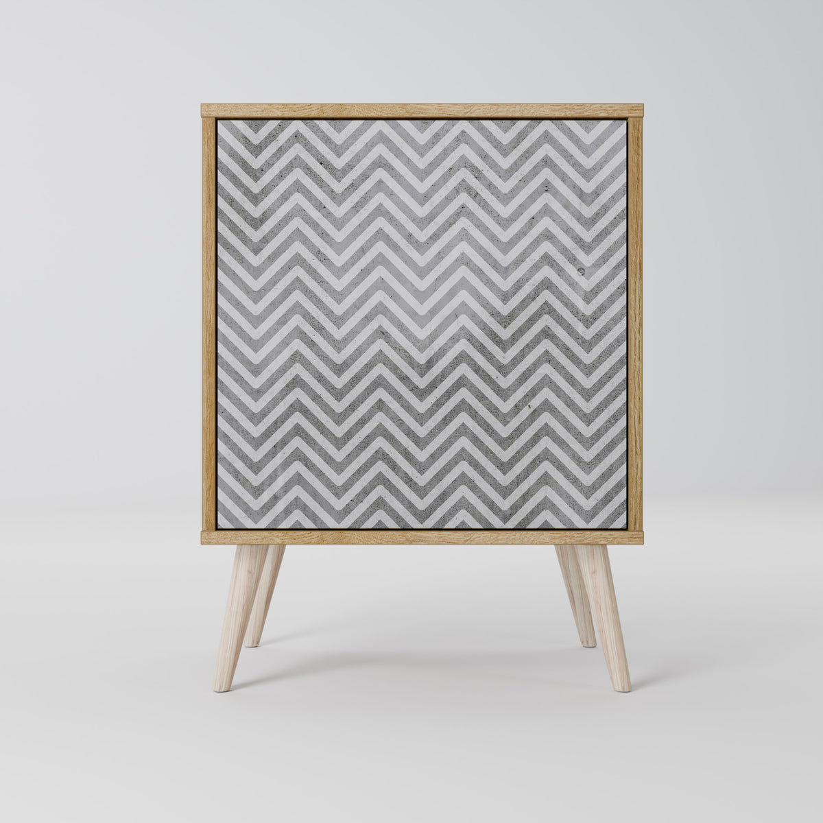 CONCRETE ZIG ZAG Aparador de 1 Porta