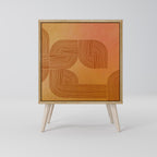 STRENGTHENING RELATION Aparador de 1 Porta em Efeito Carvalho