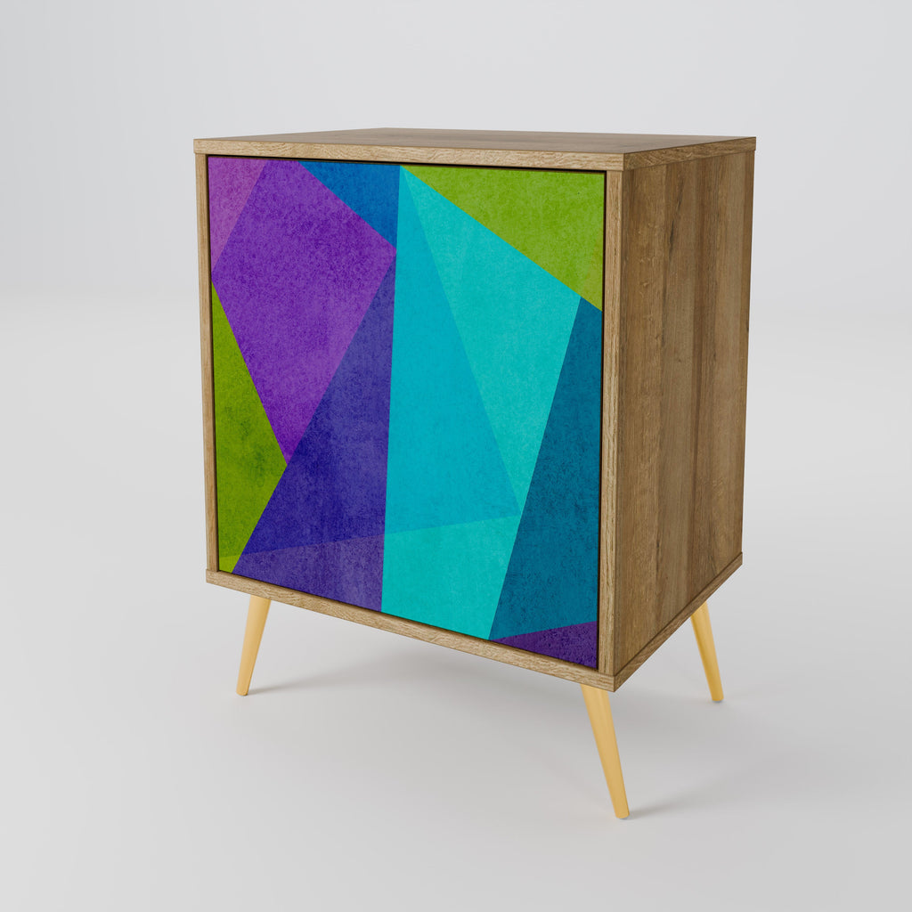 COLD SHOWCASE 1-Door Sideboard in Oak Effect