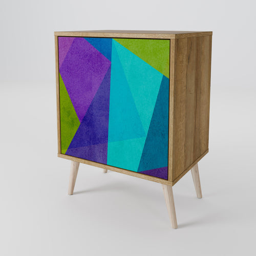 COLD SHOWCASE 1-Door Sideboard in Oak Effect