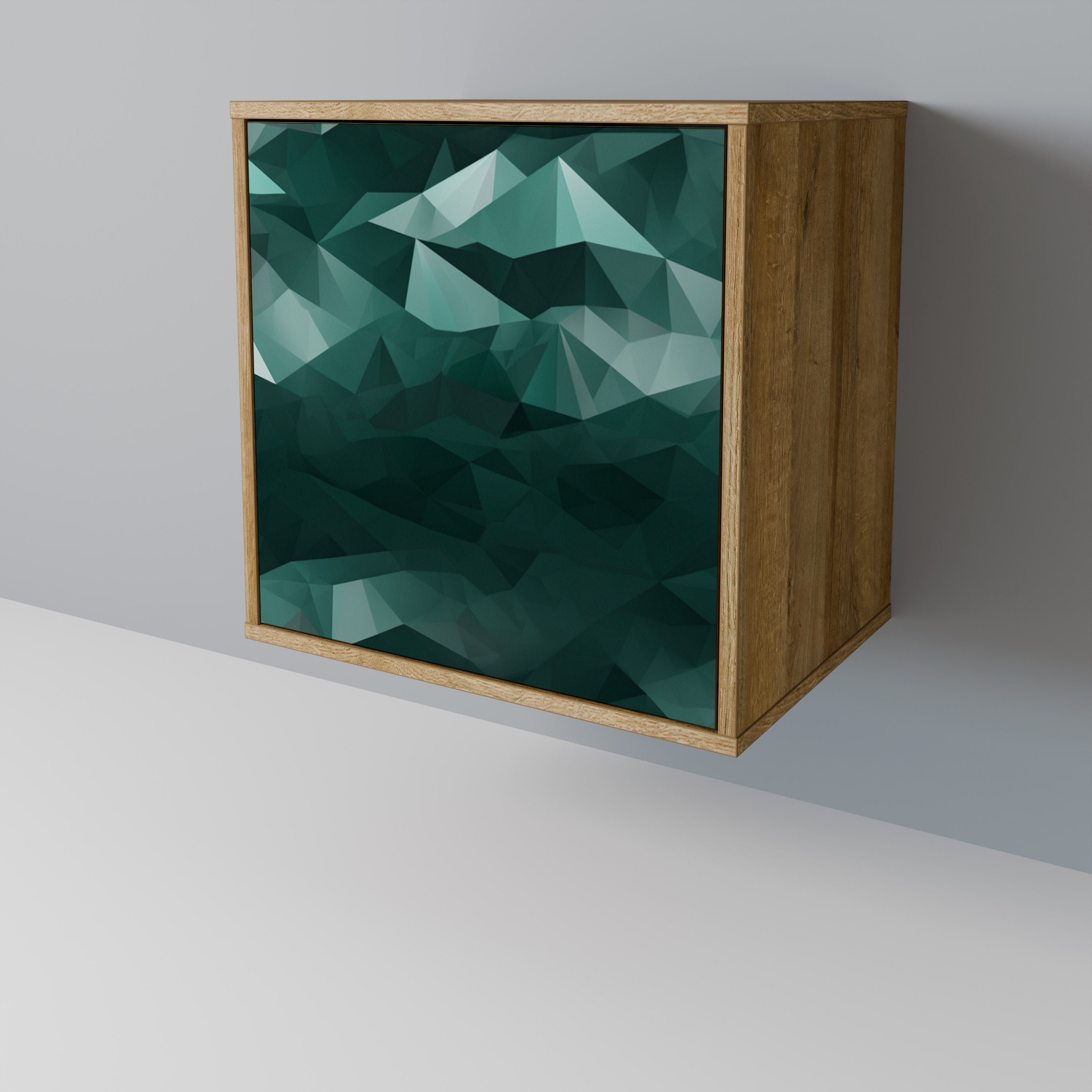 POLYGONAL FLOATING Aparador de 1 Porta