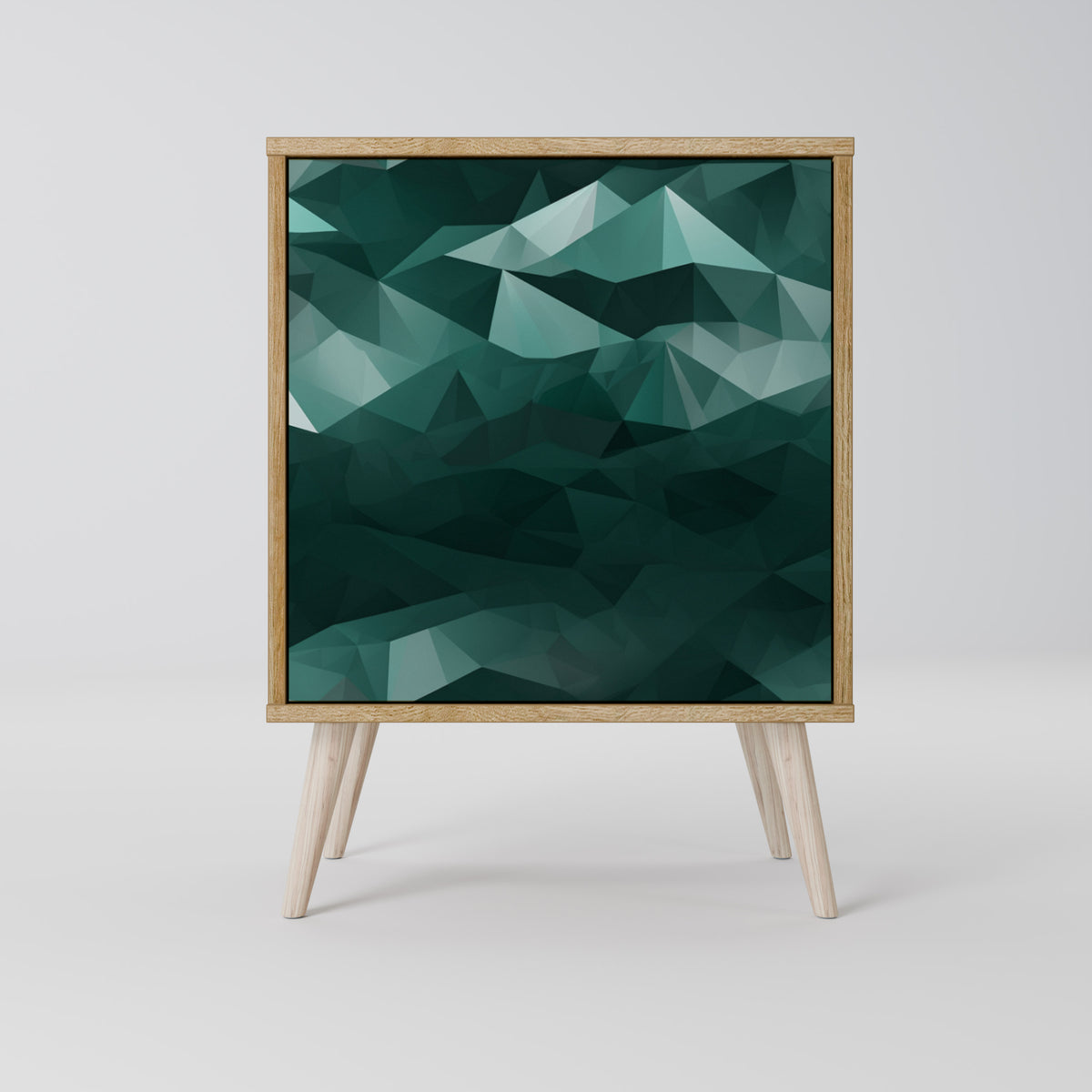 POLYGONAL FLOATING Aparador de 1 Porta