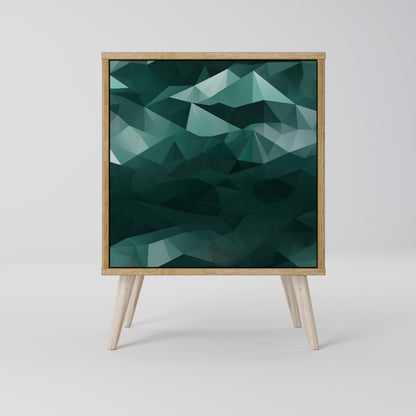 POLYGONAL FLOATING Aparador de 1 Porta
