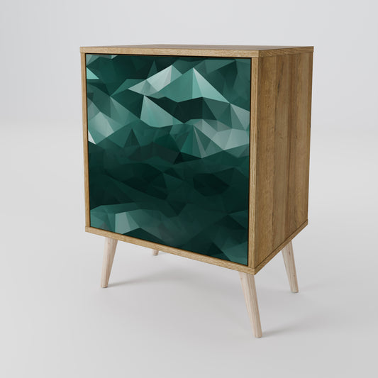 POLYGONAL FLOATING Aparador de 1 Porta