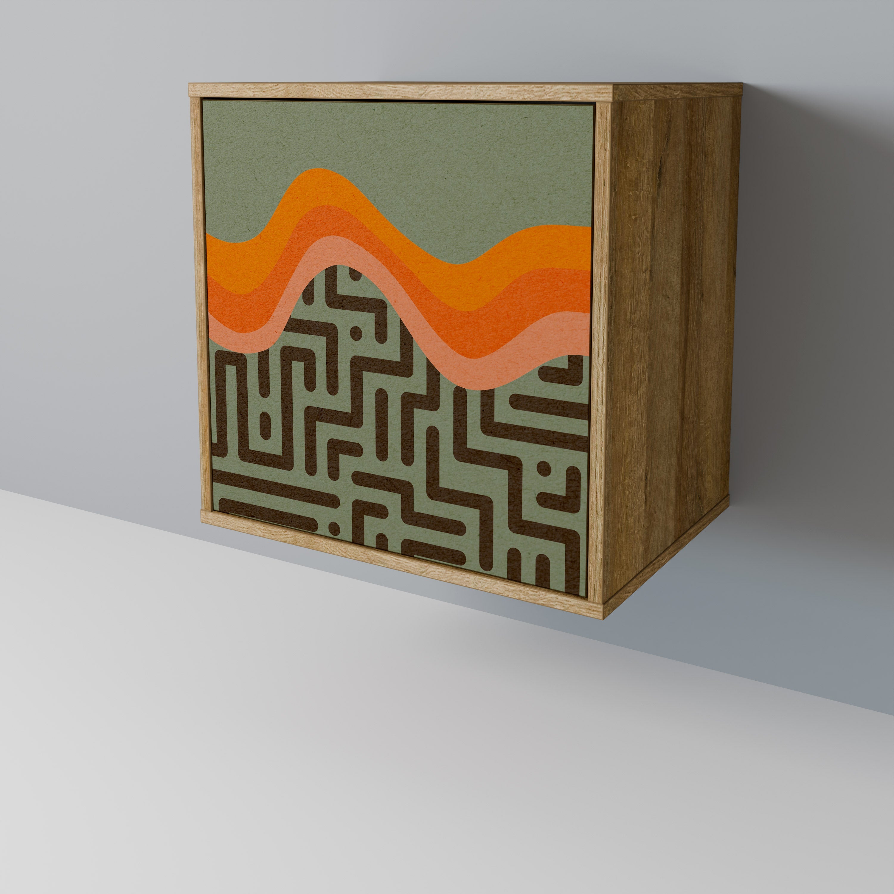 SIMPLE SOLUTIONS 1-Door Sideboard in Oak Effect