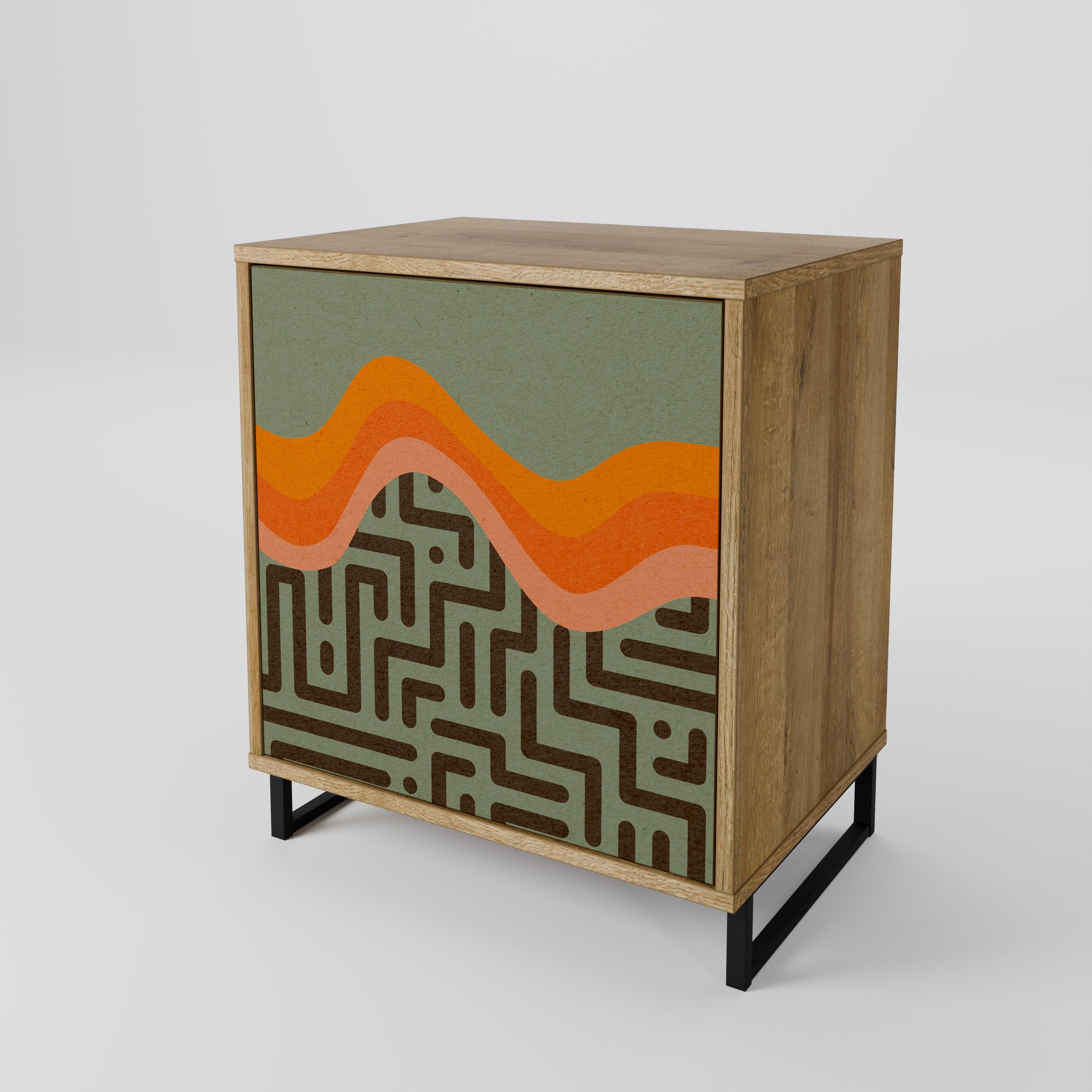 SIMPLE SOLUTIONS 1-Door Sideboard in Oak Effect