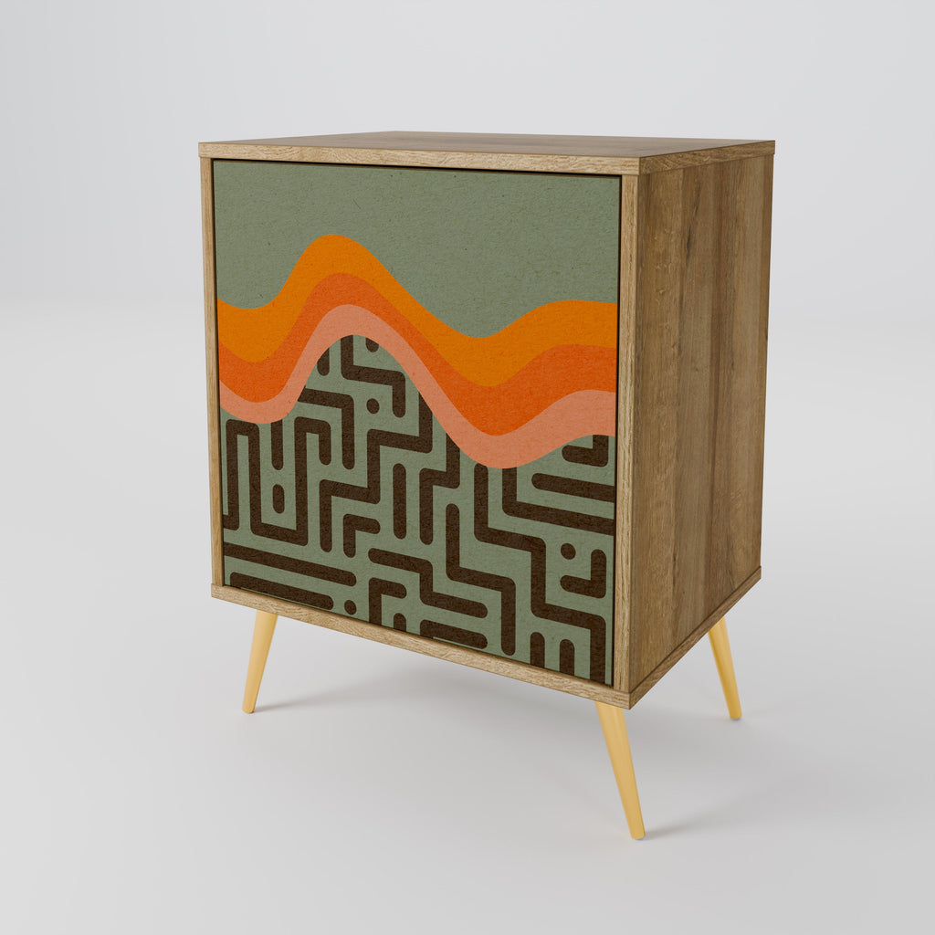 SIMPLE SOLUTIONS 1-Door Sideboard in Oak Effect