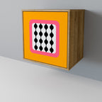 TEARS IN HEAVEN 1-Door Sideboard in Oak Effect