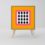 TEARS IN HEAVEN 1-Door Sideboard in Oak Effect