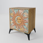 MYSTICAL STRUCTURE 1-Door Sideboard in Oak Effect