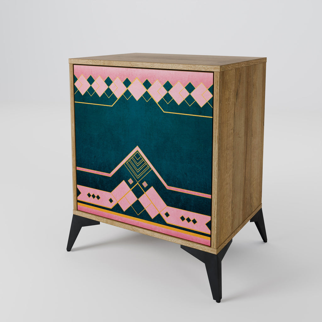 ROYAL COMPOSITION 1-Door Sideboard in Oak Effect