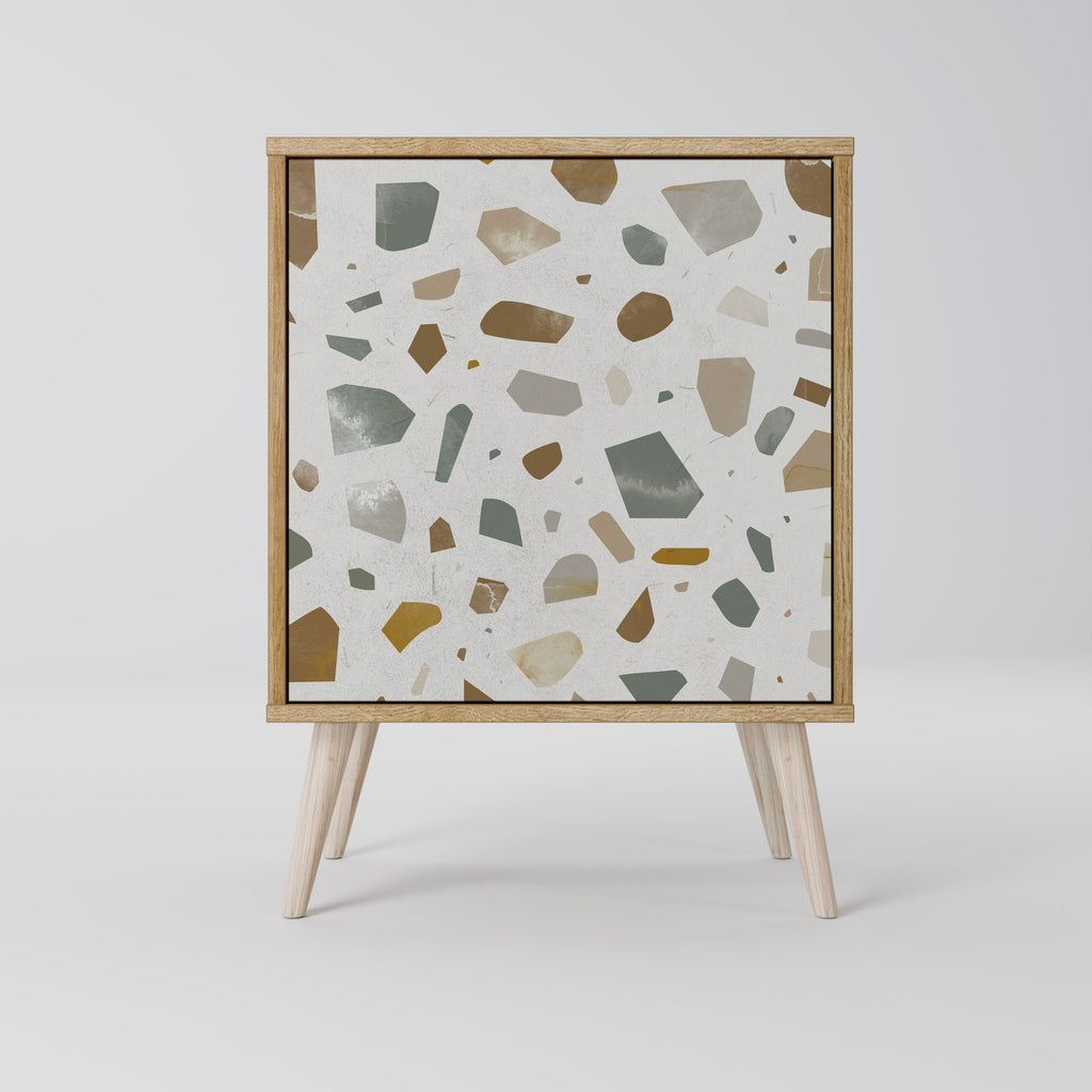 PIECES OF TOMORROW 1-Door Sideboard in Oak Effect