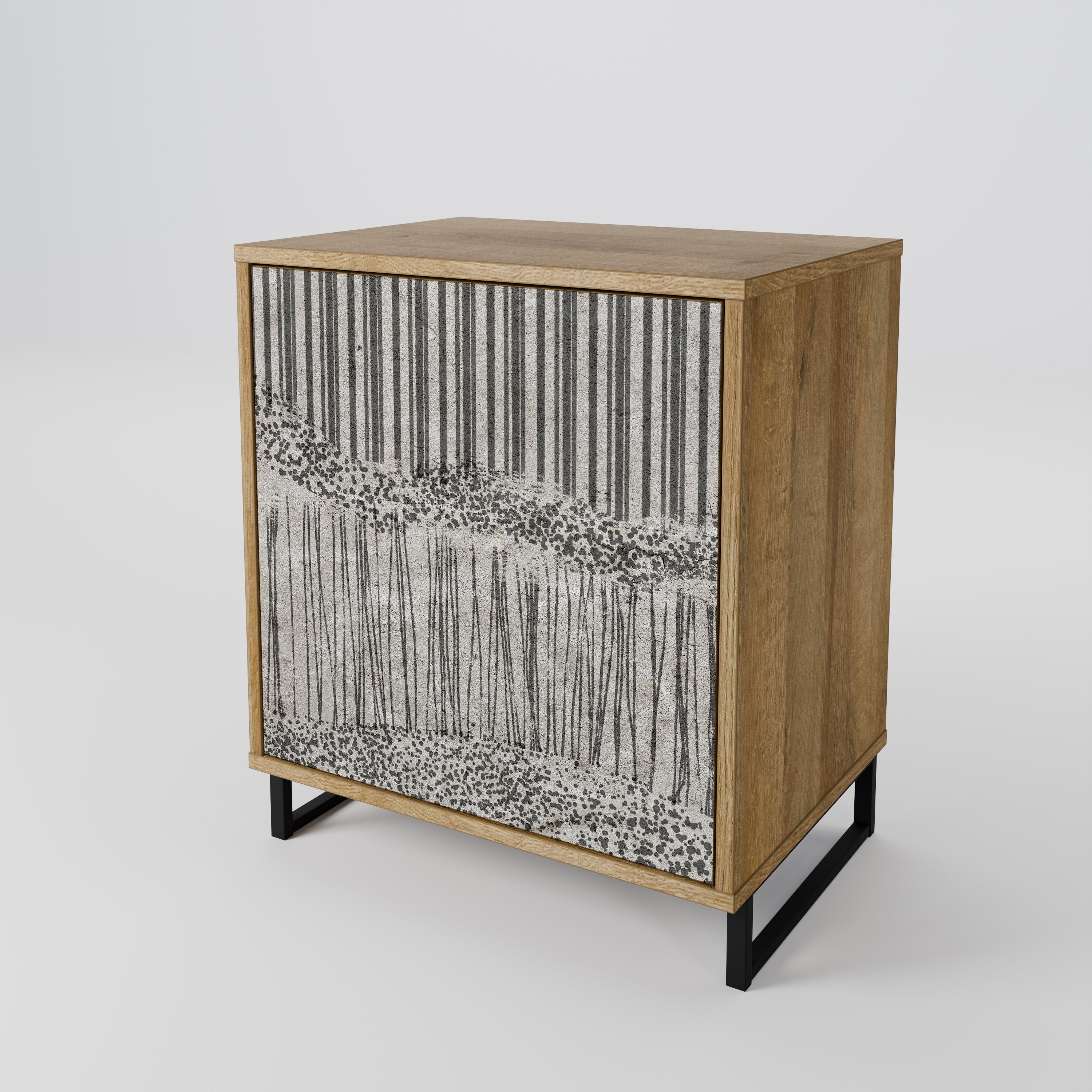 GRAIN LINES Aparador de 1 Porta