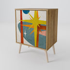 INTERSTELLAR VIBES 1-Door Sideboard in Oak Effect