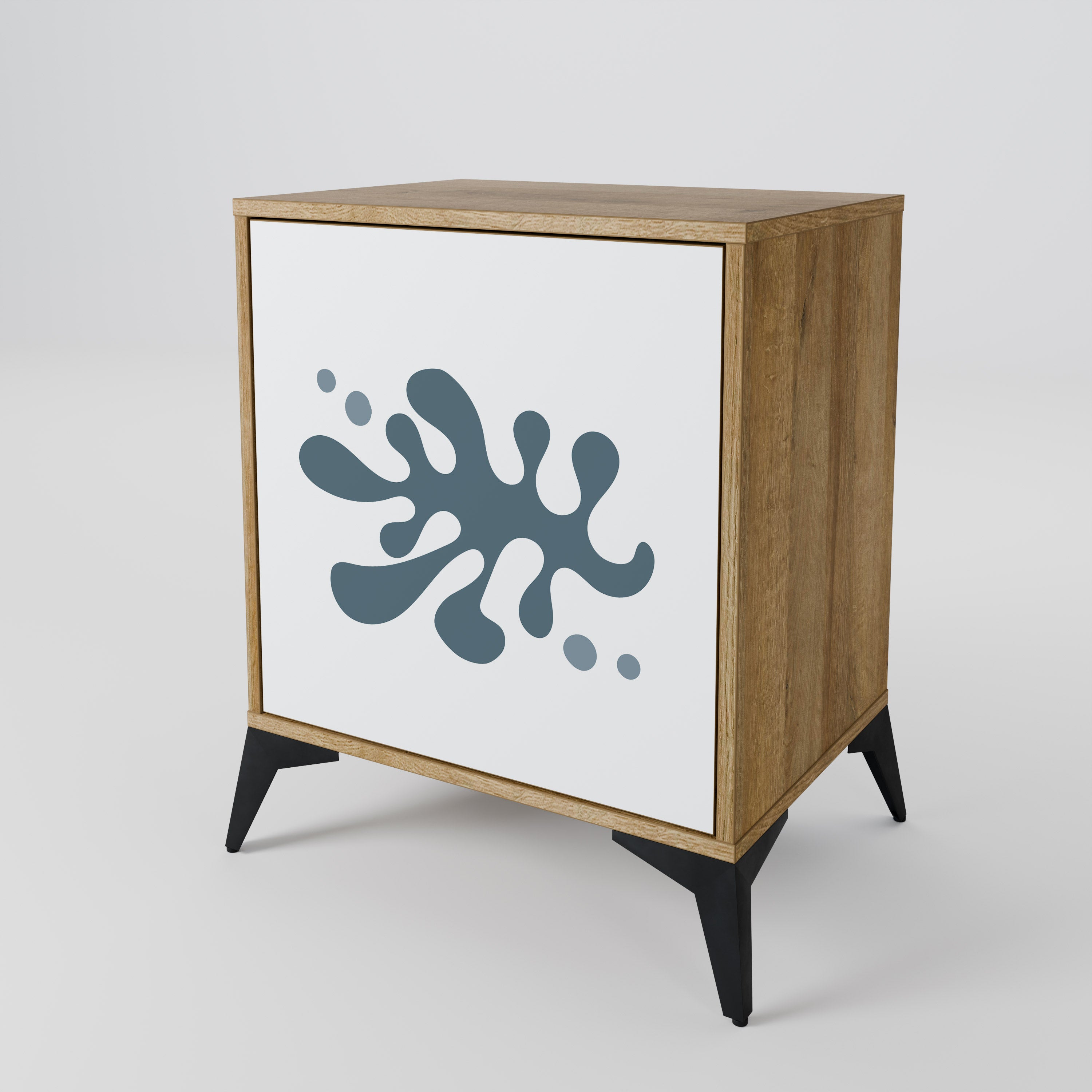 WONDERLAND VEGETATION 1-Door Sideboard in Oak Effect