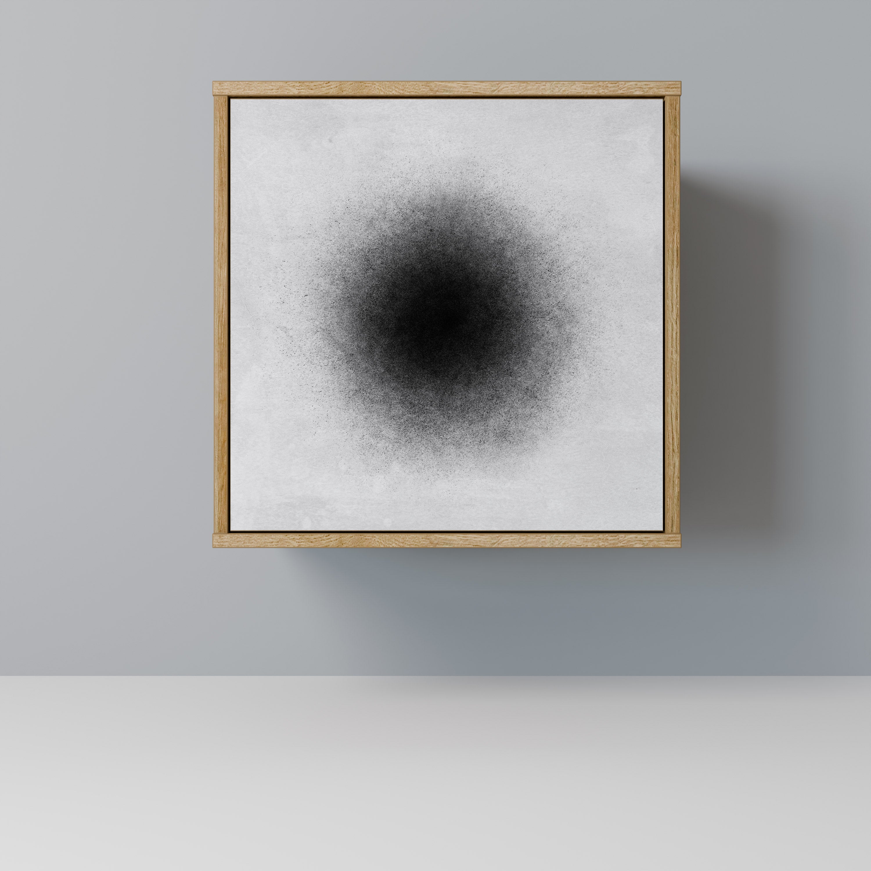 BLACK HOLE Aparador de 1 Porta em Efeito Carvalho