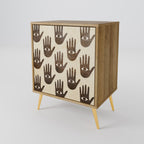 SEE MORE 1-Door Sideboard in Oak Effect