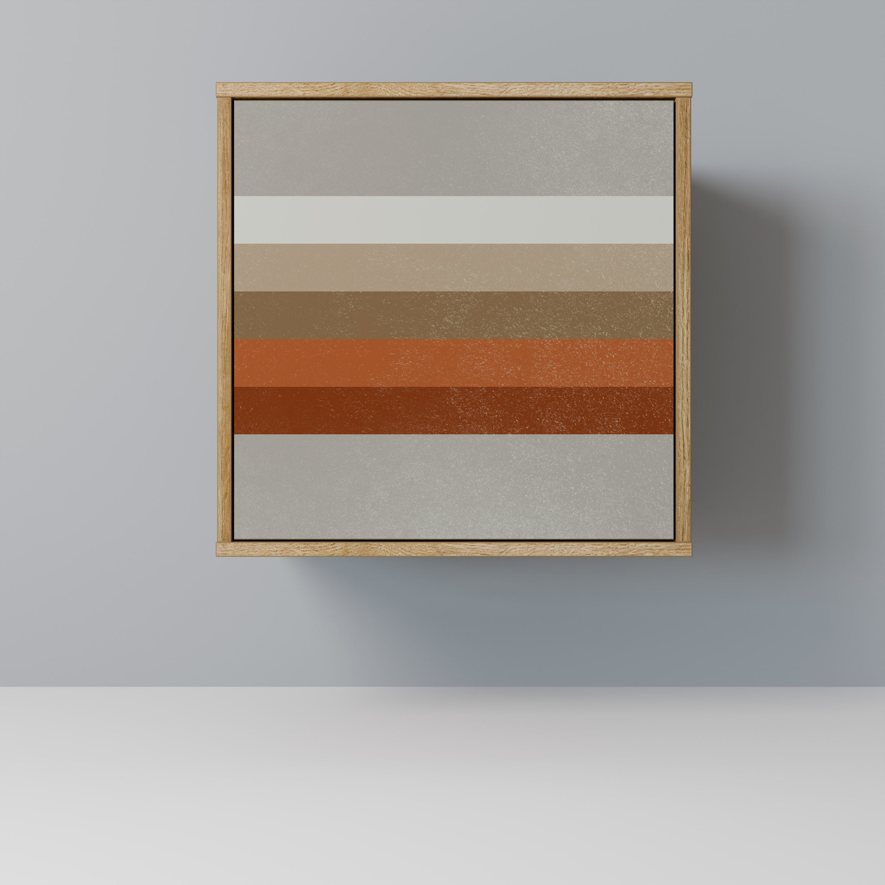 PECULIAR TRAIL Aparador de 1 Porta em Efeito Carvalho