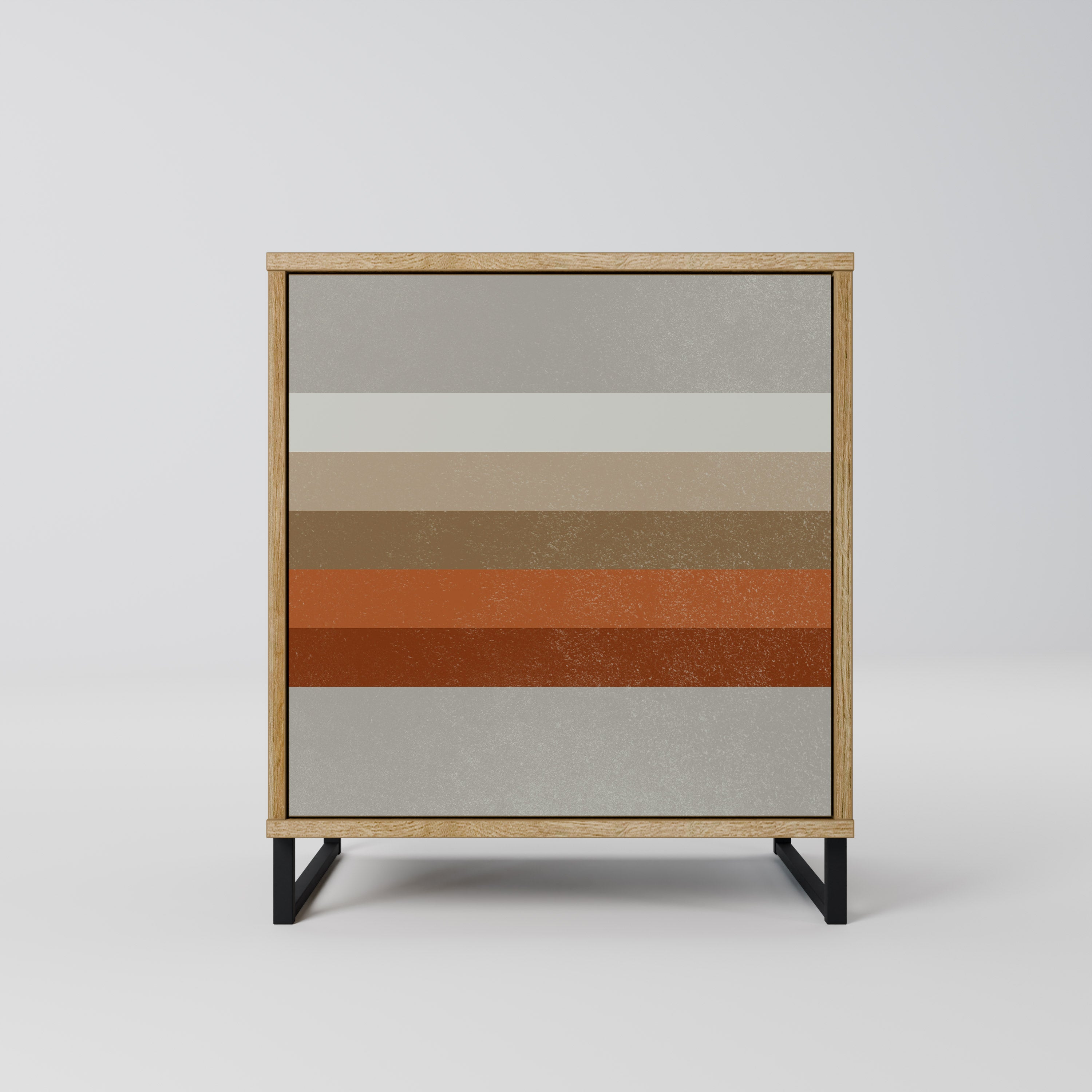 PECULIAR TRAIL Aparador de 1 Porta em Efeito Carvalho