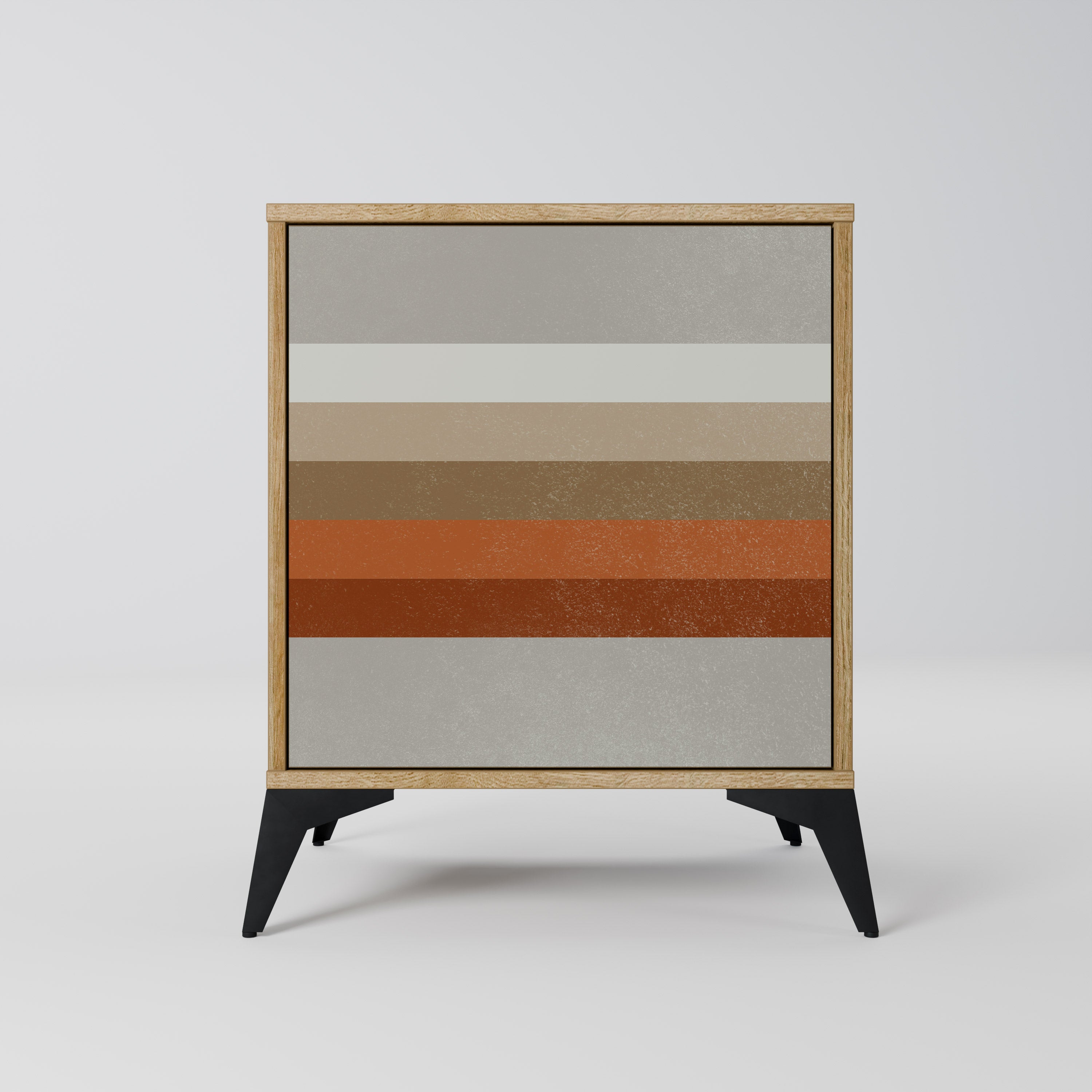 PECULIAR TRAIL Aparador de 1 Porta em Efeito Carvalho