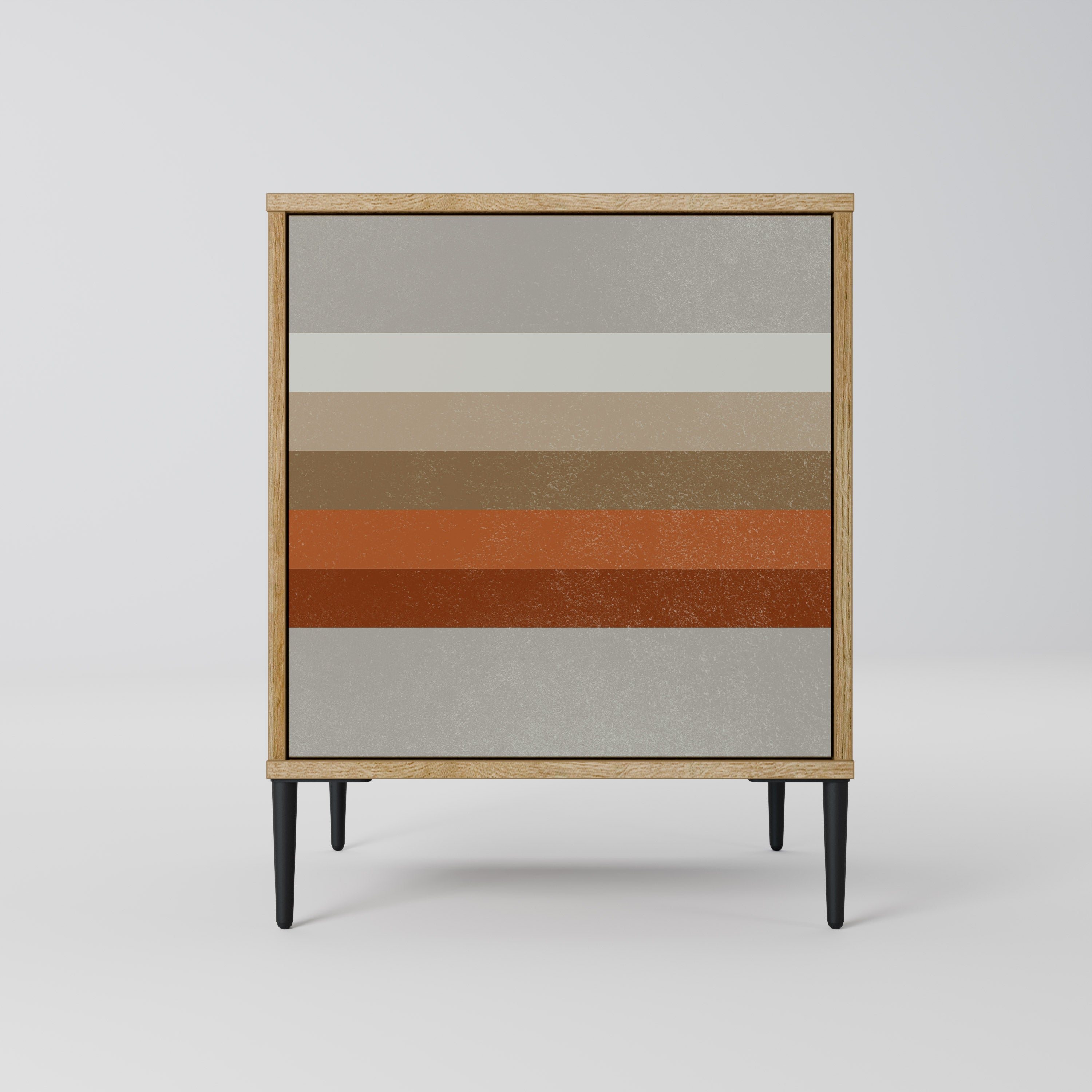 PECULIAR TRAIL Aparador de 1 Porta em Efeito Carvalho