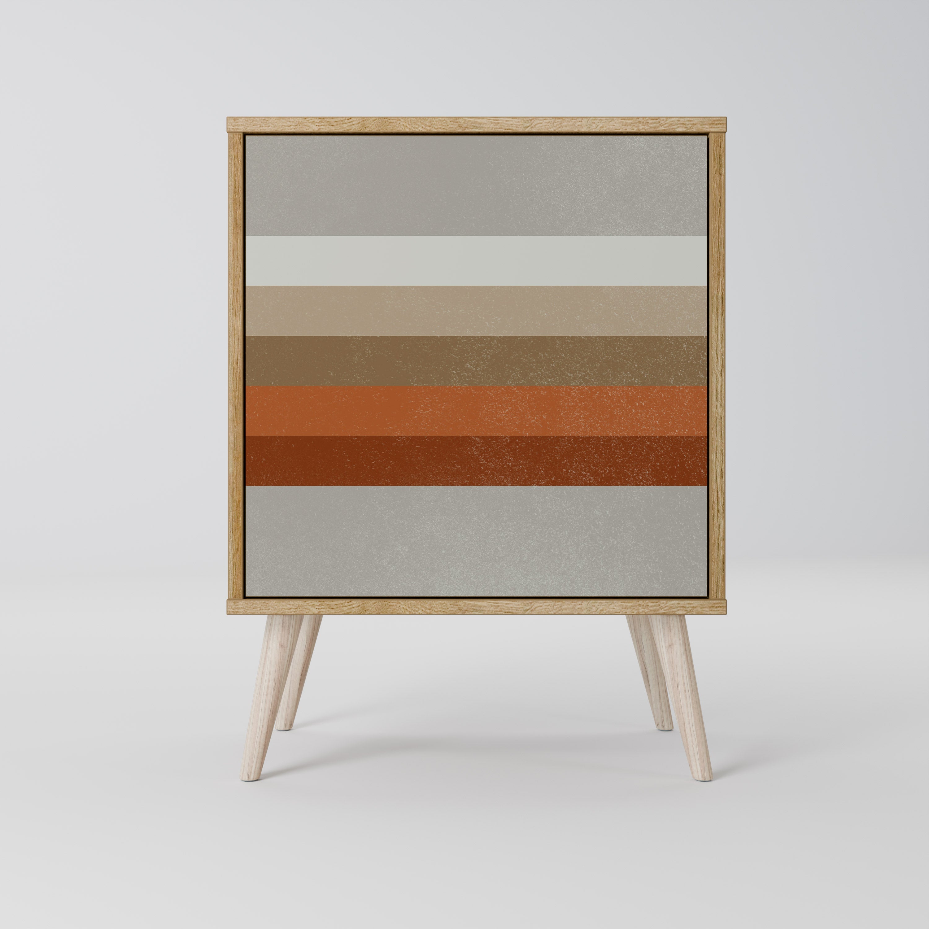 PECULIAR TRAIL Aparador de 1 Porta em Efeito Carvalho