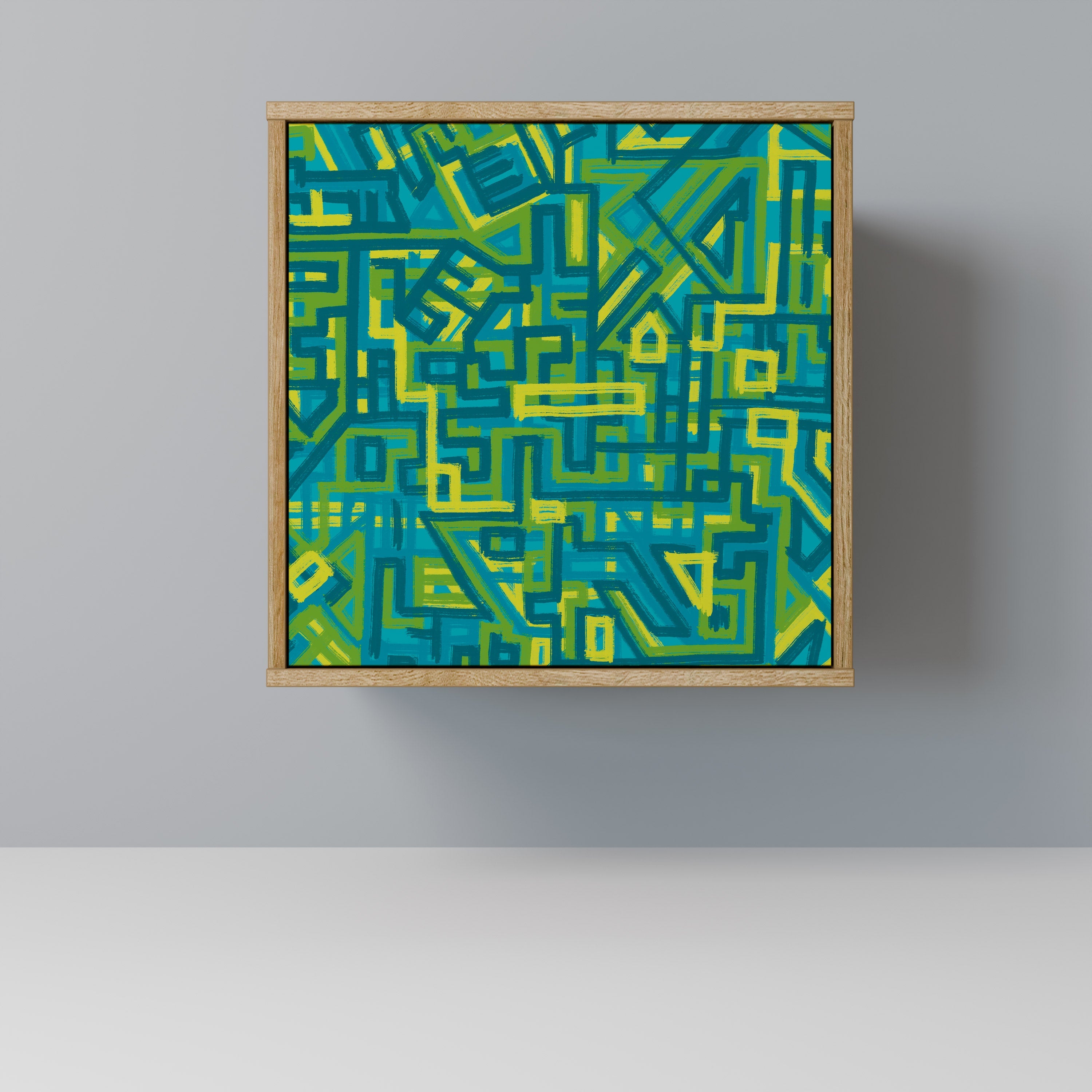 NOSTALGIC MEMORIES Aparador de 1 Porta em Efeito Carvalho