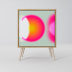 SYMPHONY OF COLORS Aparador de 1 Porta em Efeito Carvalho