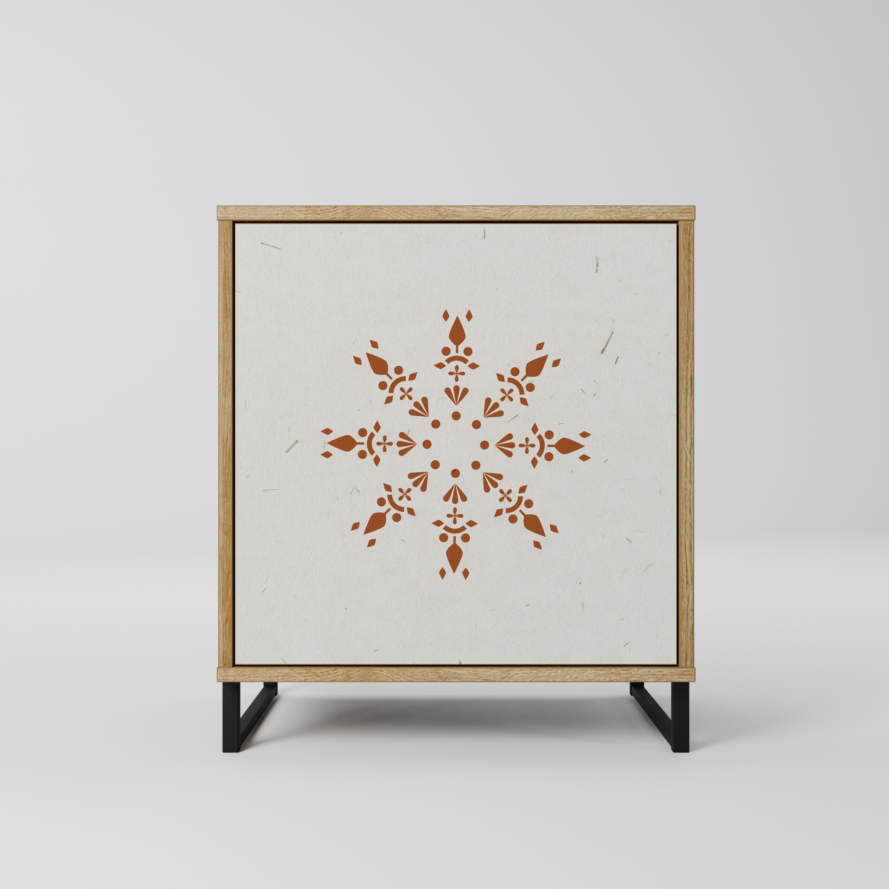 DAILY HARMONY Aparador de 1 Porta em Efeito Carvalho