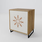 DAILY HARMONY Aparador de 1 Porta em Efeito Carvalho