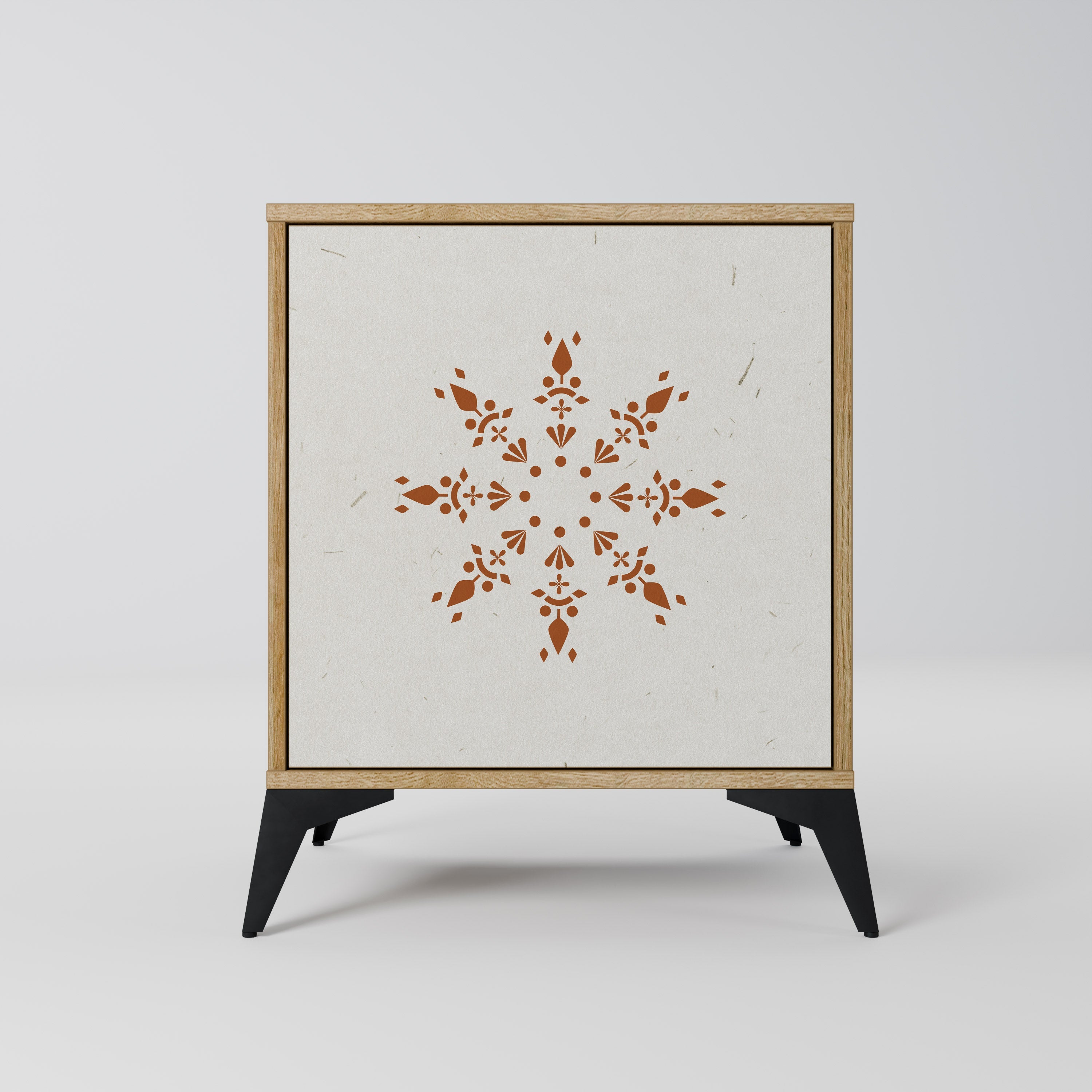 DAILY HARMONY Aparador de 1 Porta em Efeito Carvalho