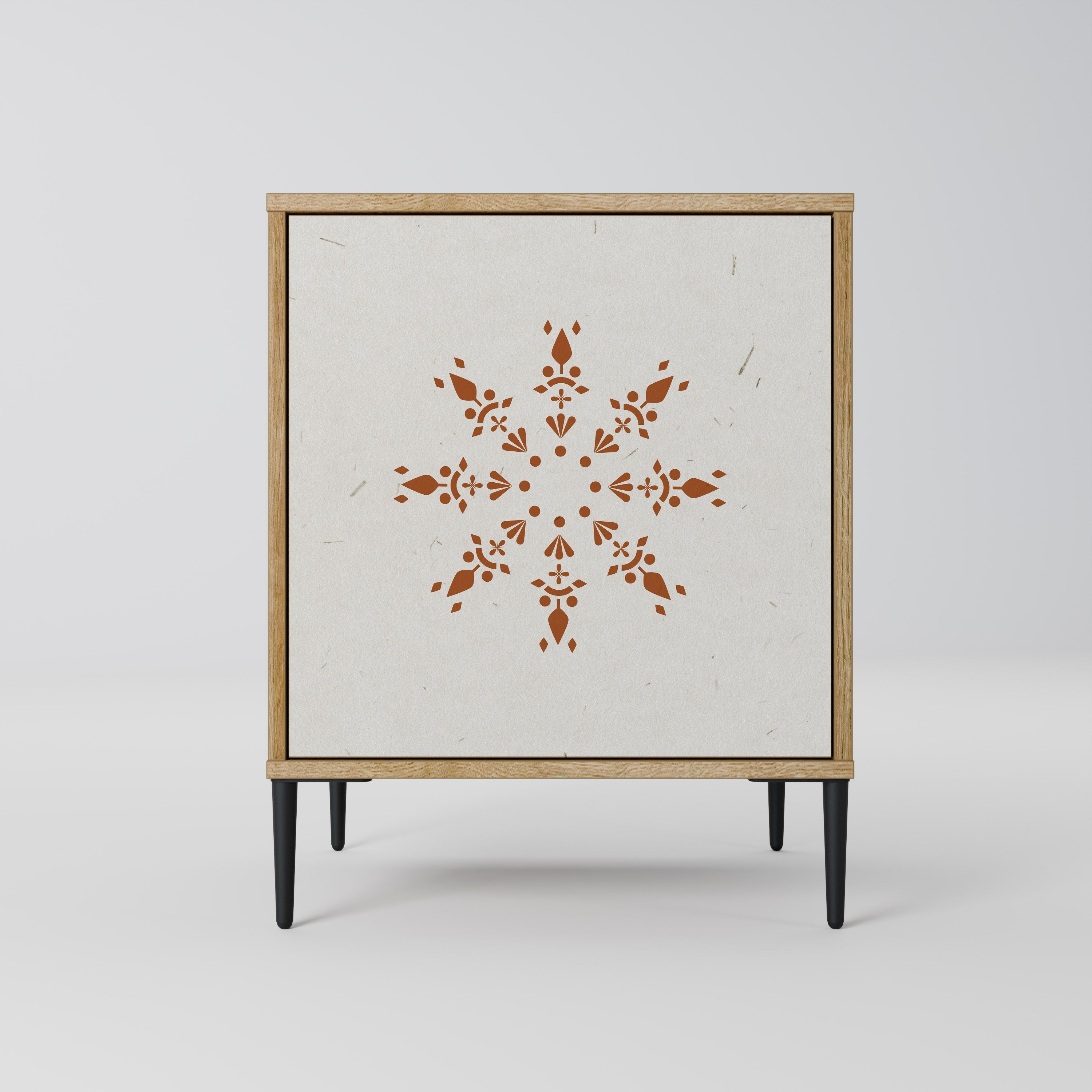 DAILY HARMONY Aparador de 1 Porta em Efeito Carvalho