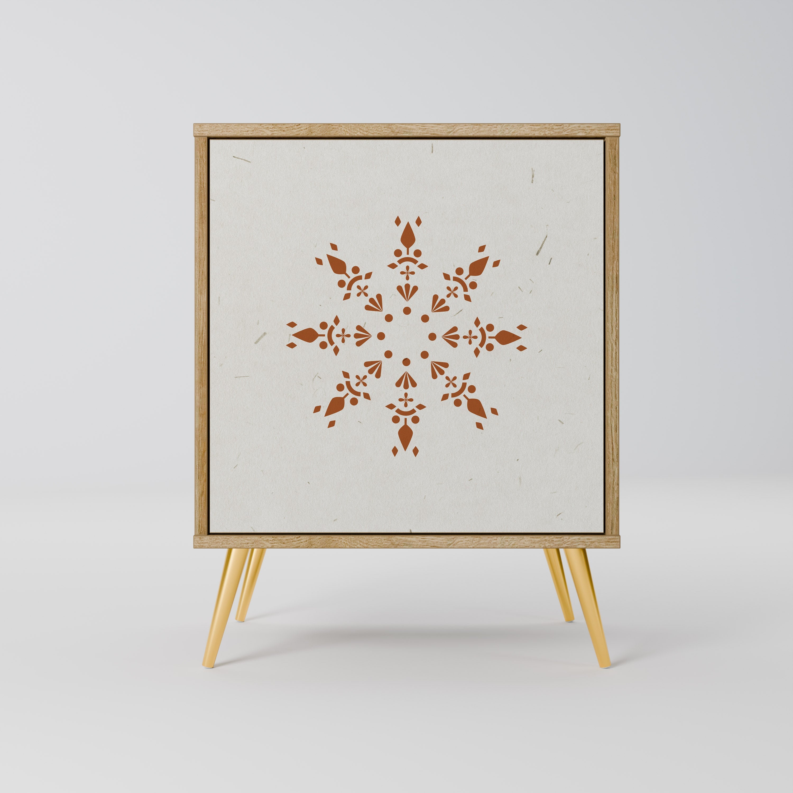 DAILY HARMONY Aparador de 1 Porta em Efeito Carvalho