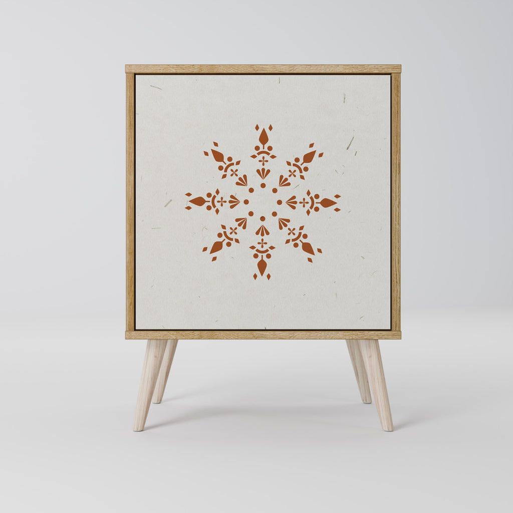 DAILY HARMONY Aparador de 1 Porta em Efeito Carvalho