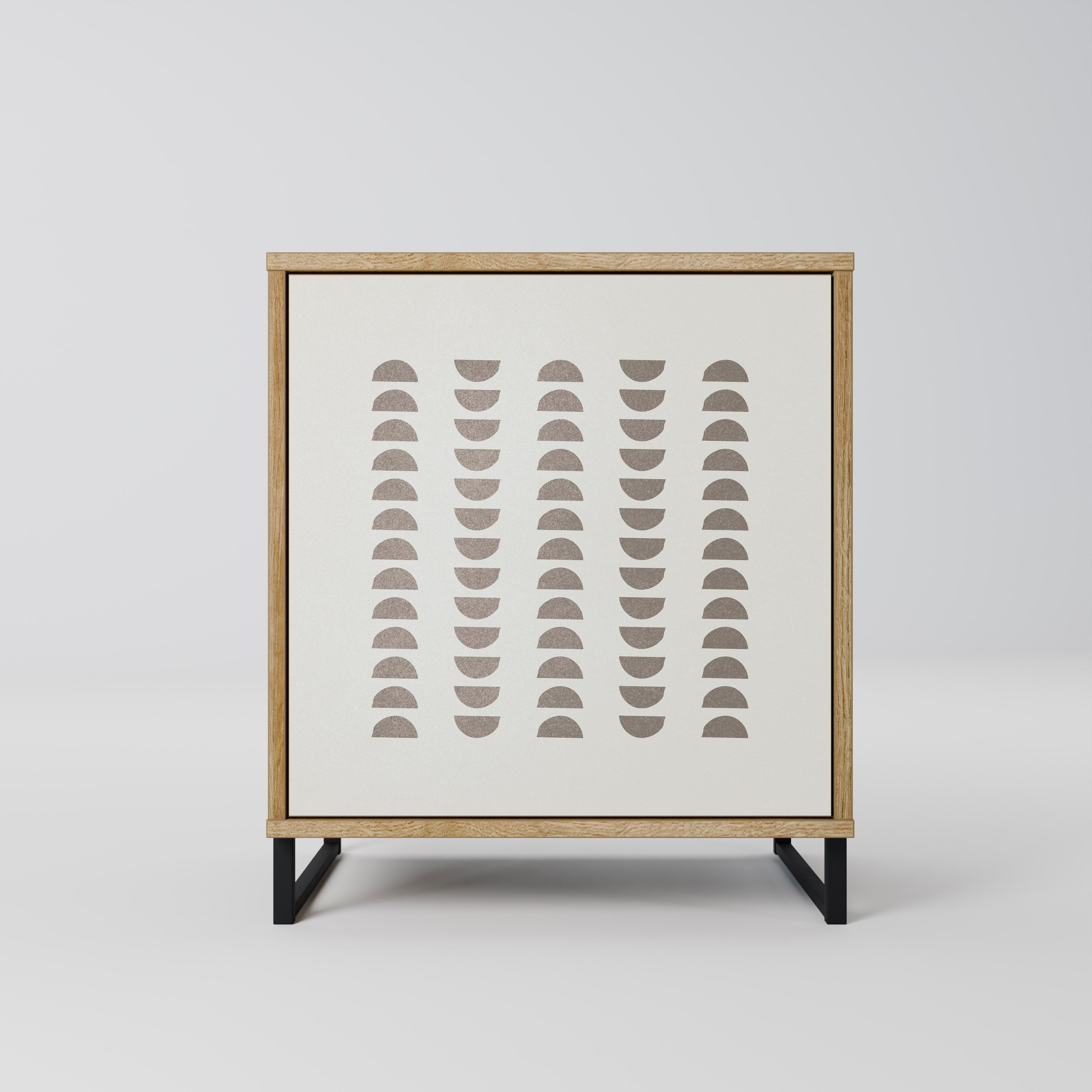 HARMONY ESSENCE Aparador de 1 Porta em Efeito Carvalho