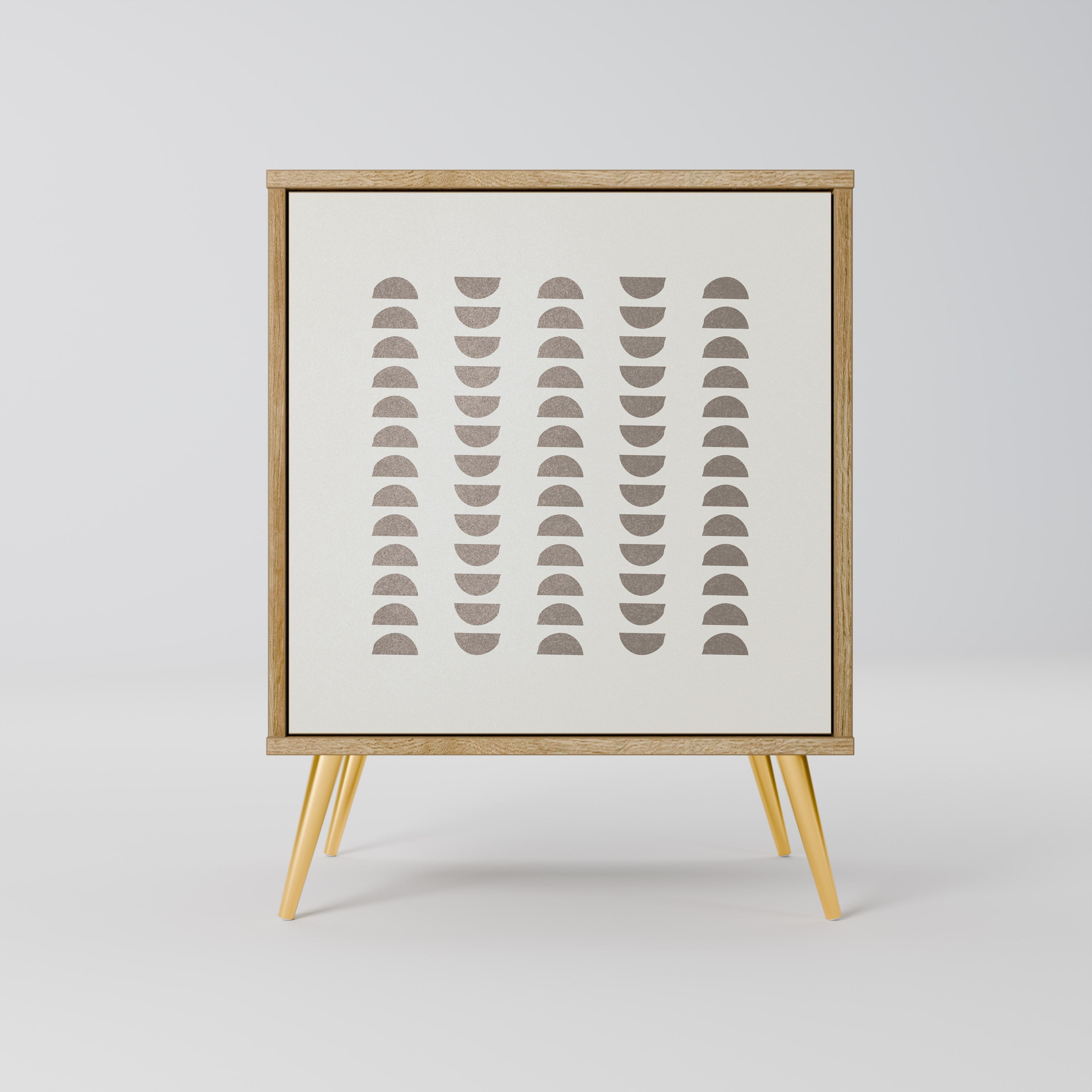 HARMONY ESSENCE Aparador de 1 Porta em Efeito Carvalho